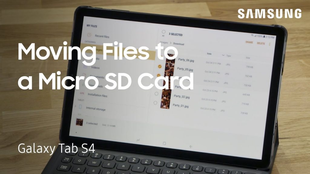 How To Move Files From Tablet To Sd Card