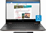 Hp Spectre X360-15T Quad Core(8Th Gen Intel I7-8550U, 16Gb Ram, 512G Pcie Nvme Ssd, 4K Ips Micro-Edge Corning Gorilla, Windows 10)Bang &Amp; Olufsen 15. 2-In-1 Convertible Dark Ash + Hp Warranty