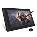 Huion Kamvas 13 Graphics Drawing Tablet With Full-Laminated Screen Android Support Battery-Free Sylus Tilt 8 Press Keys,13.3Inch Pen Display,Black