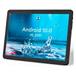 Hoozo Tablet, Android 10.0 Os Phablet, 32Gb Rom, 10 Inch Tablet Android, 2.4Ghz Wifi, Bluetooth And Dual Cameras, Ips Full Hd Display - Black