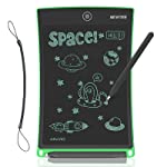 Newyes 8.5 Inches Lcd Writing Tablet With Lock Function Office Whiteboard Bulletin Board Kitchen Memo Notice Fridge Board Magnetic Daily Planner Gifts For Kids (Green+Lanyard)