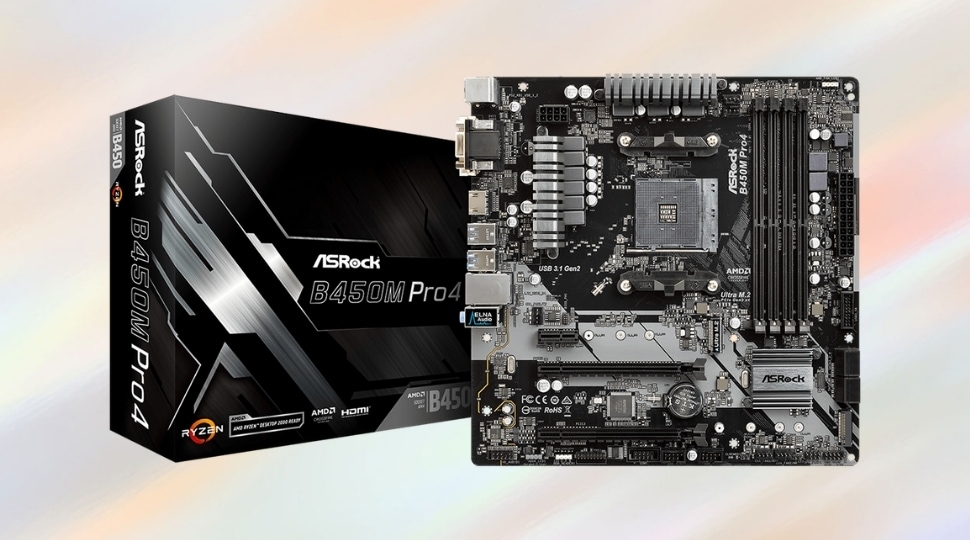 Asrock B450M Pro4 Am4 Motherboard